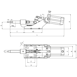 Зажимы пневматические плунжерные Kukamet 662
